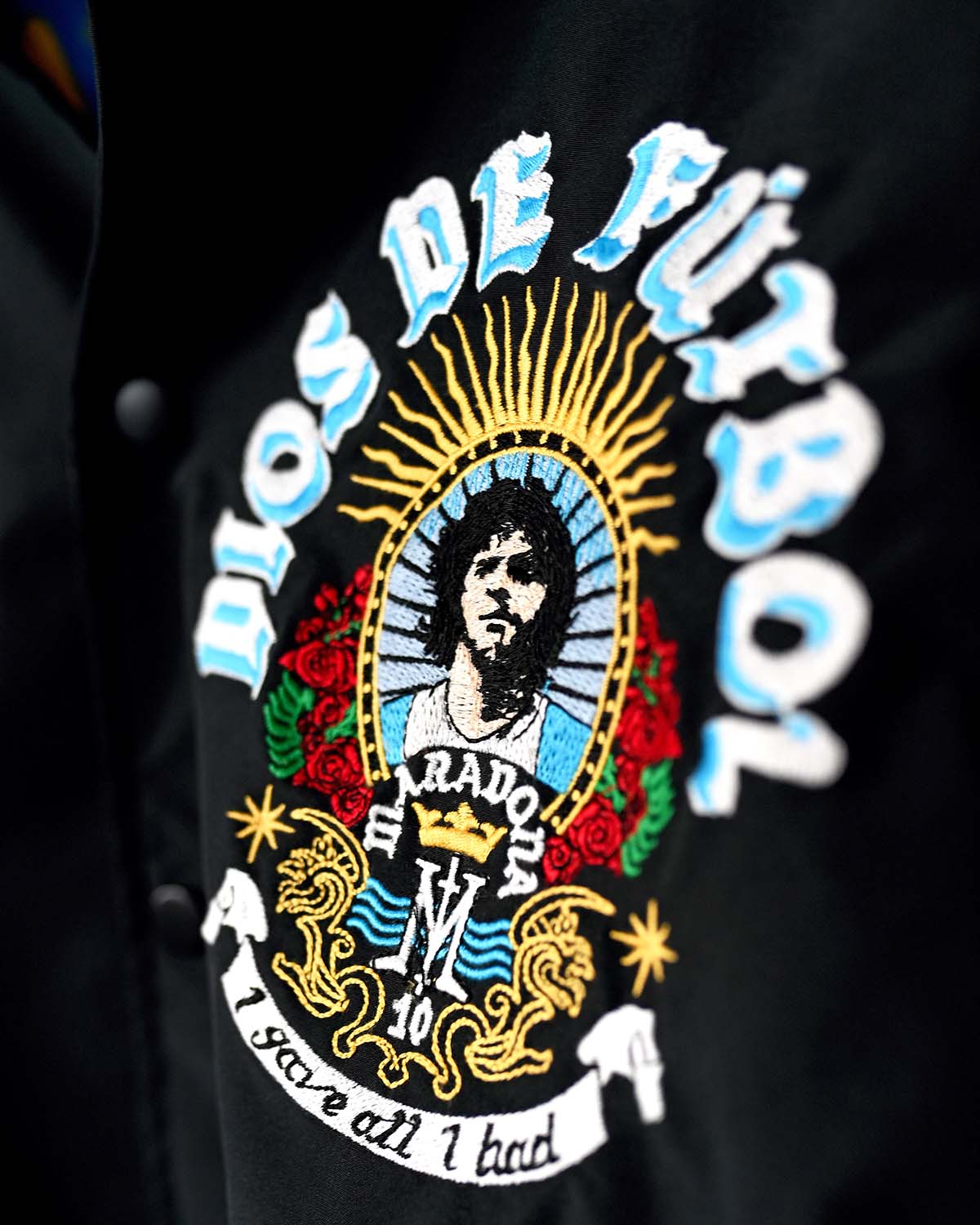 Maradona Dios De Futbol Stadium Jacket - Roots of Fight Canada