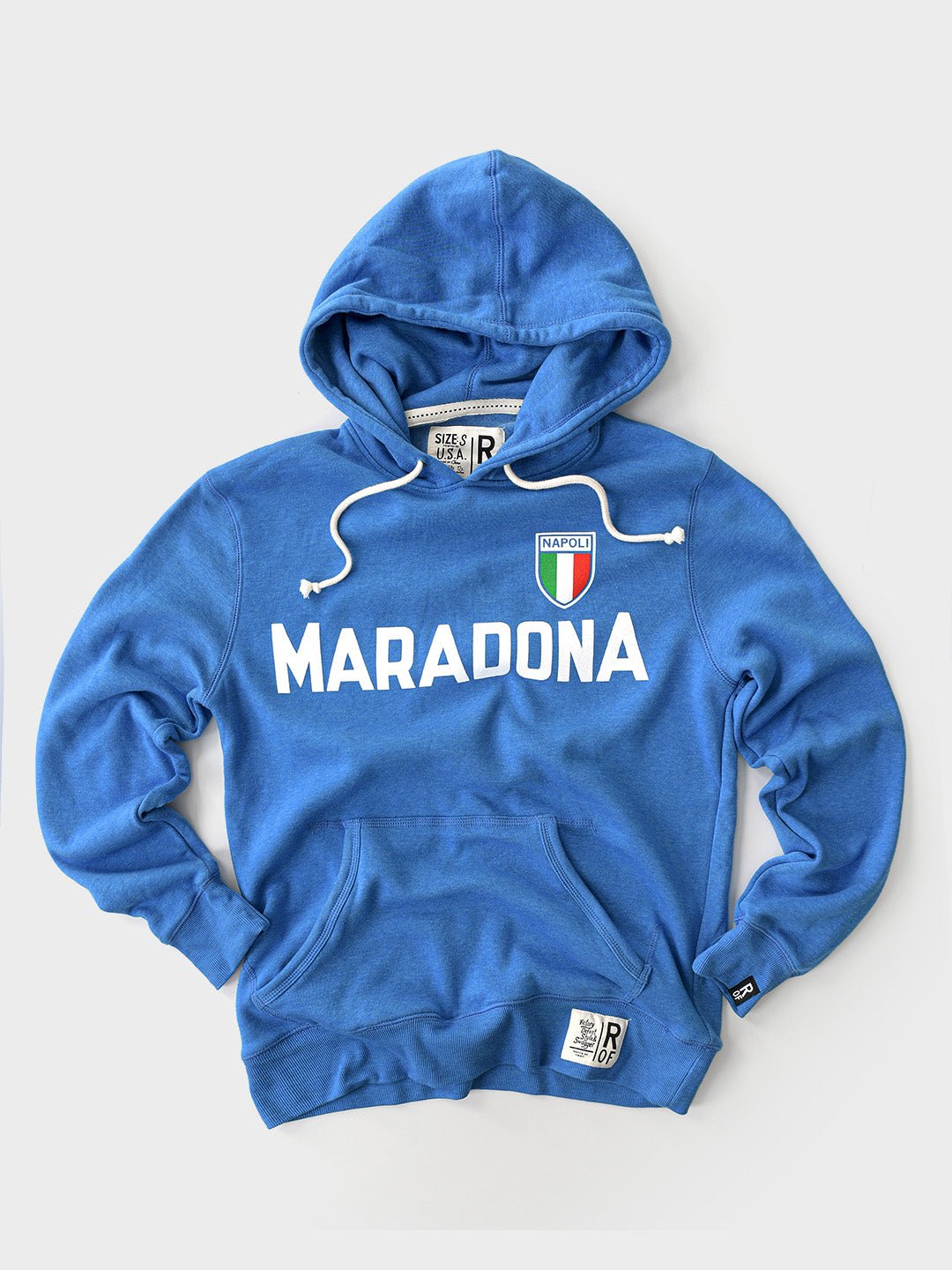 Maradona Napoli 10 Blue PO Hoody - Roots of Fight Canada