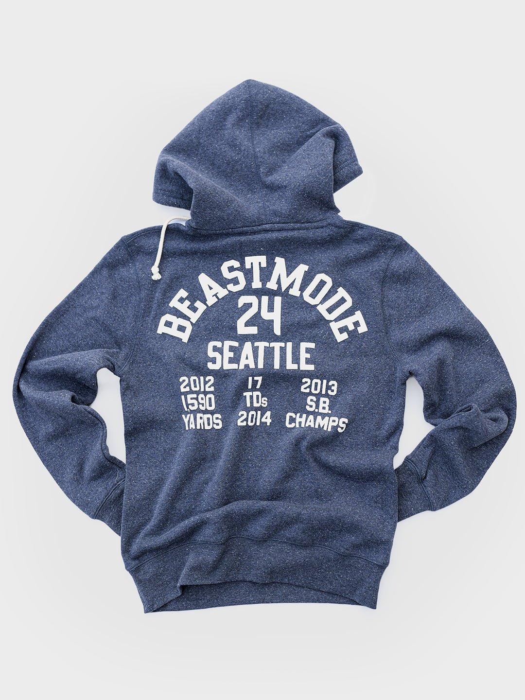 Marshawn Lynch Seattle Legacy Navy PO Hoody - Roots of Fight Canada