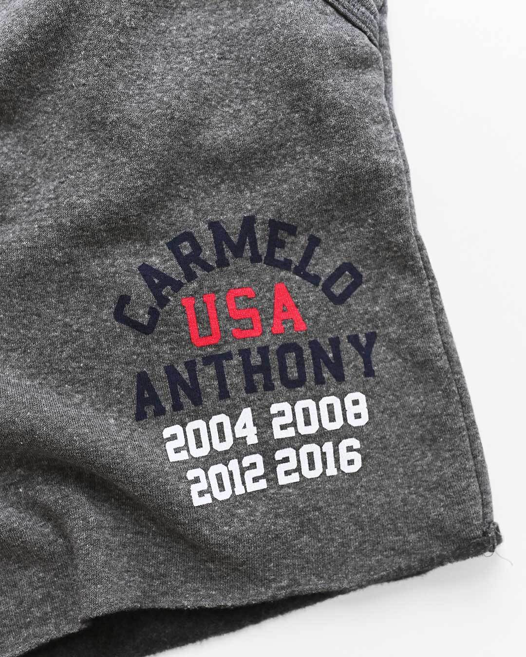 Melo Anthony Games USA Grey Shorts - Roots of Fight Canada