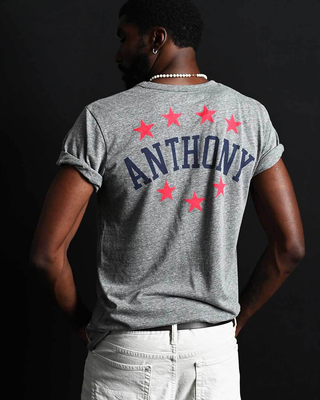 Melo Anthony Games USA Grey Tee - Roots of Fight Canada