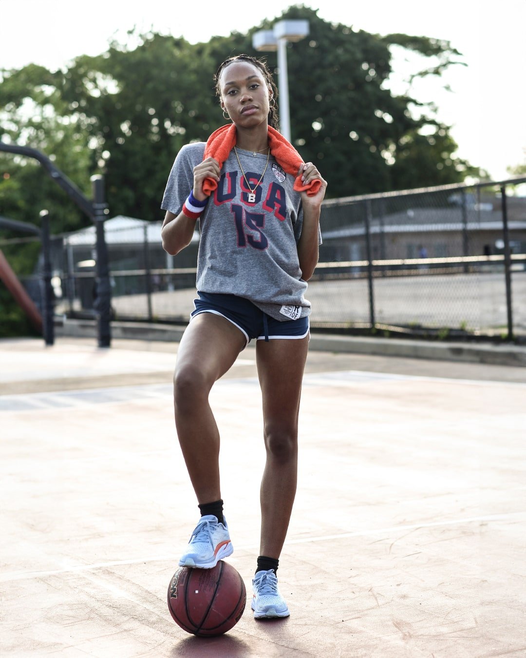 Melo Anthony Games USA Grey Tee - Roots of Fight Canada