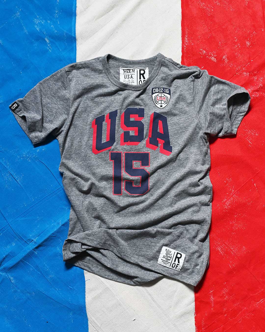 Melo Anthony Games USA Grey Tee - Roots of Fight Canada