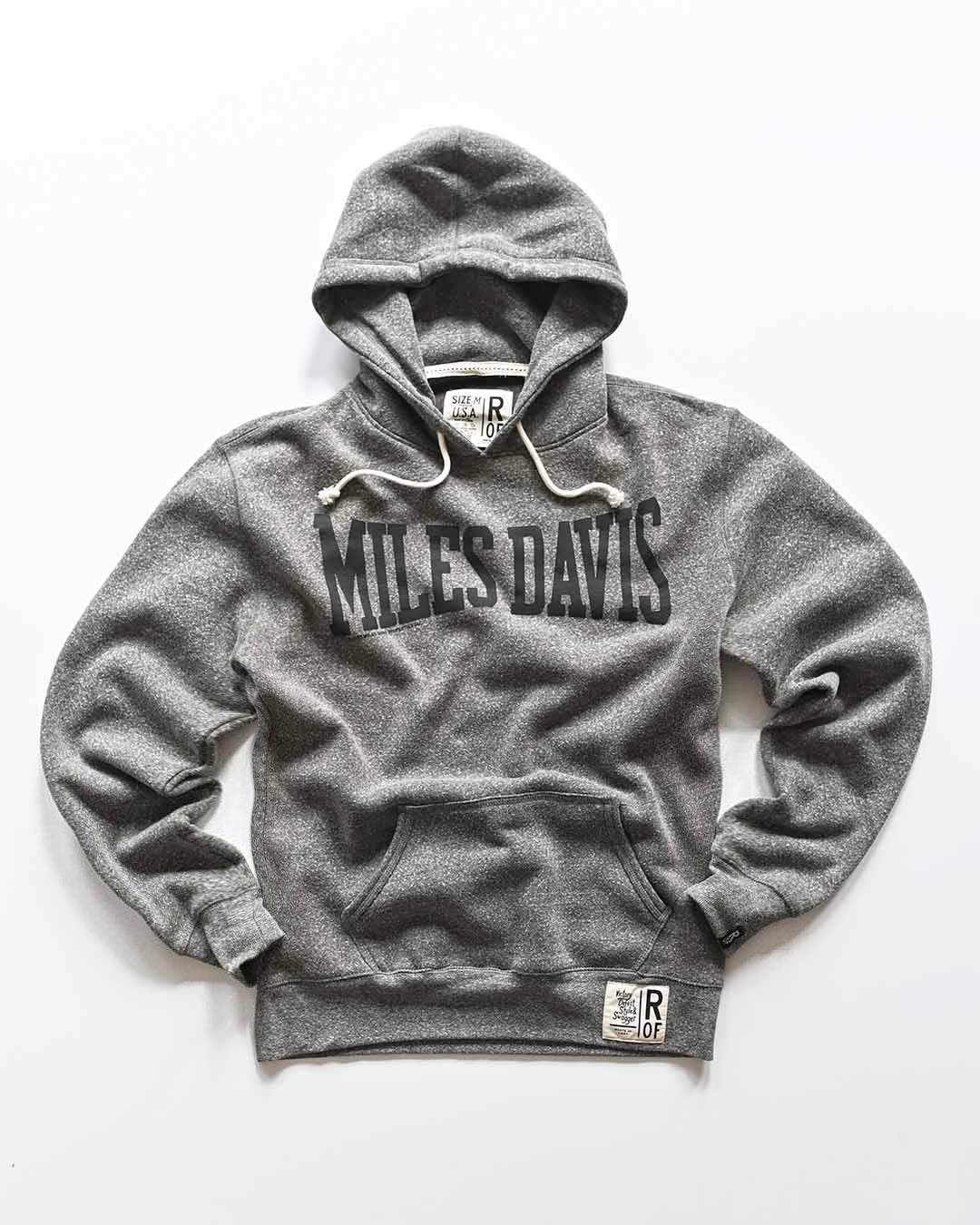 Miles Davis Grey PO Hoody - Roots of Fight Canada