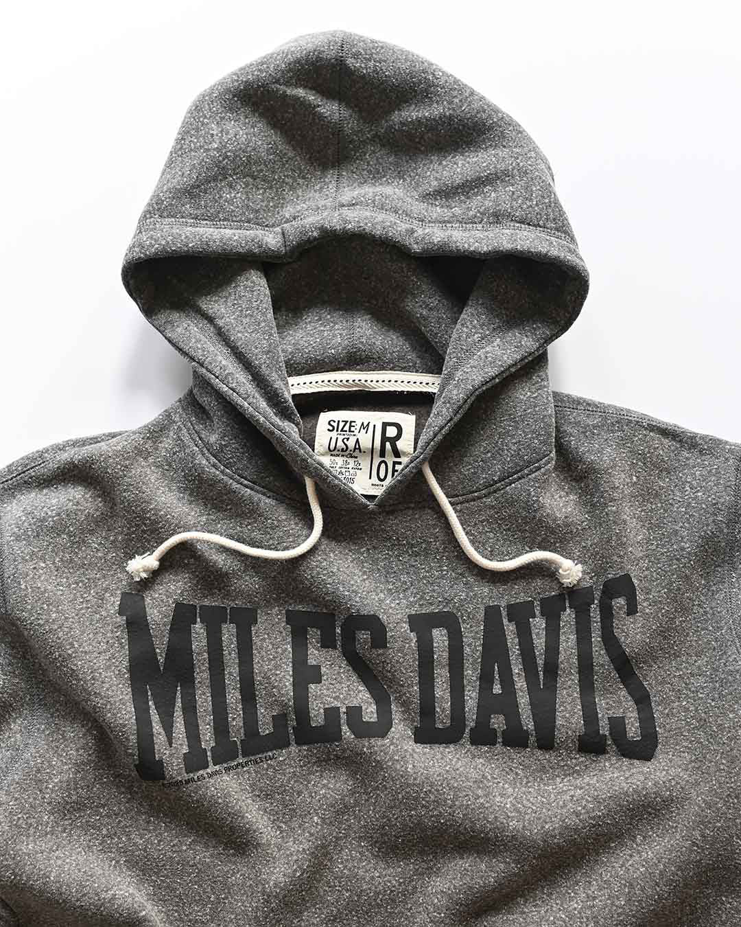 Miles Davis Grey PO Hoody - Roots of Fight Canada