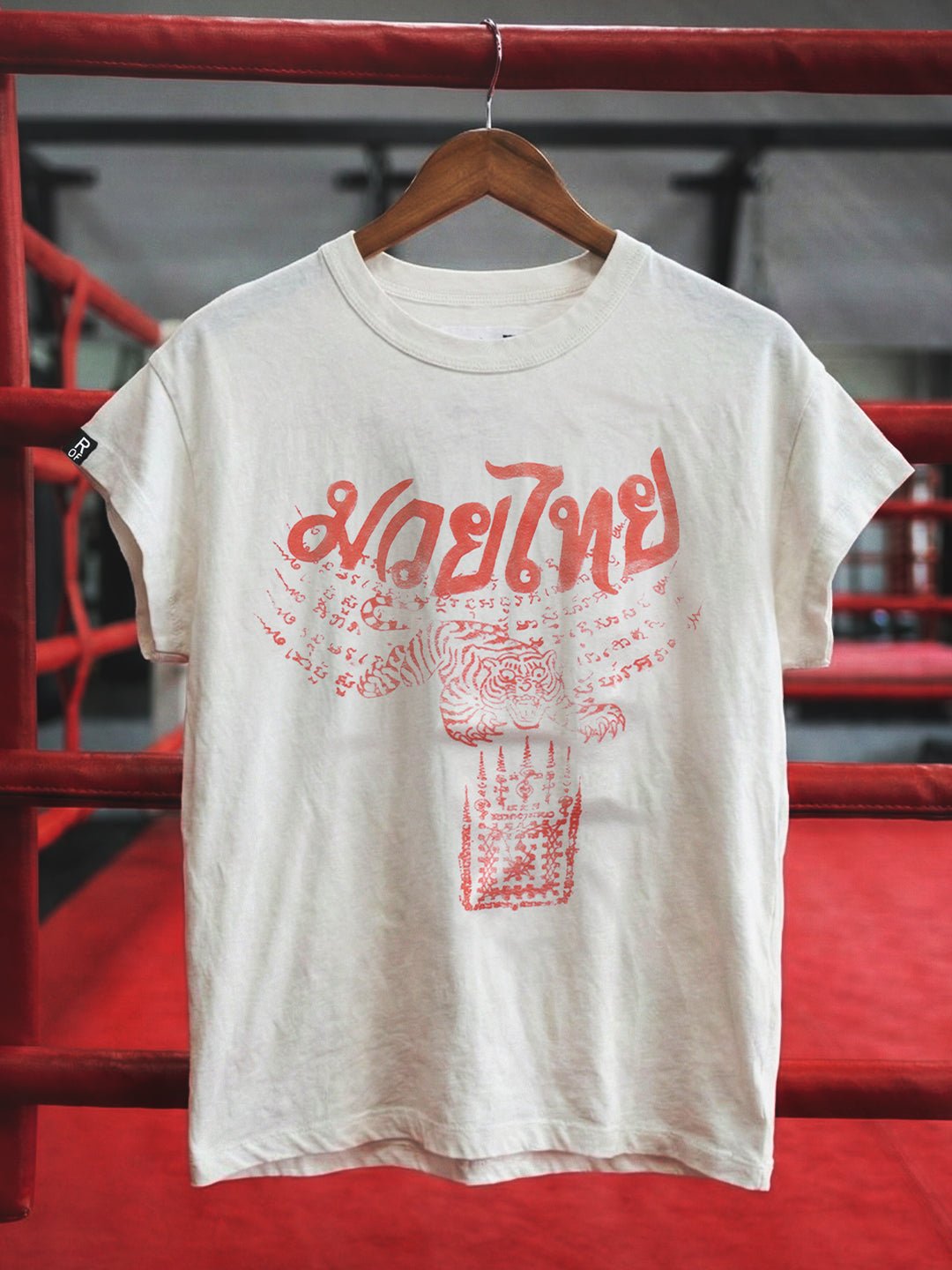 Muay Thai Tiger Women's White Tee - Roots of Fight Canada