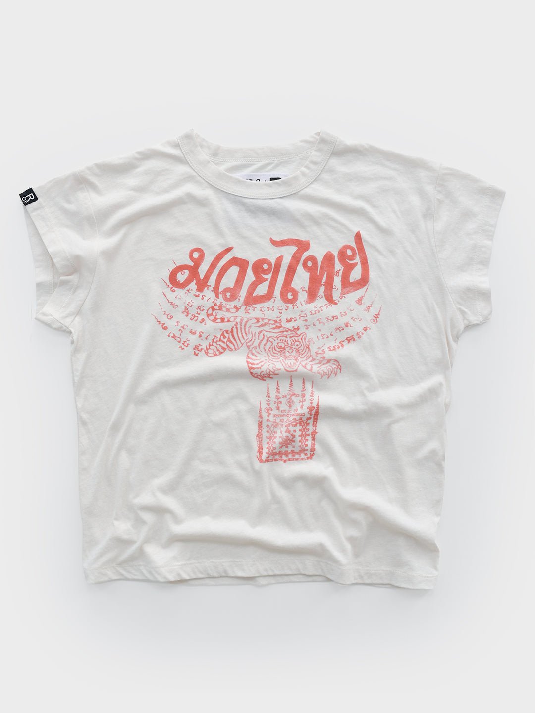 Muay Thai Tiger Women's White Tee - Roots of Fight Canada