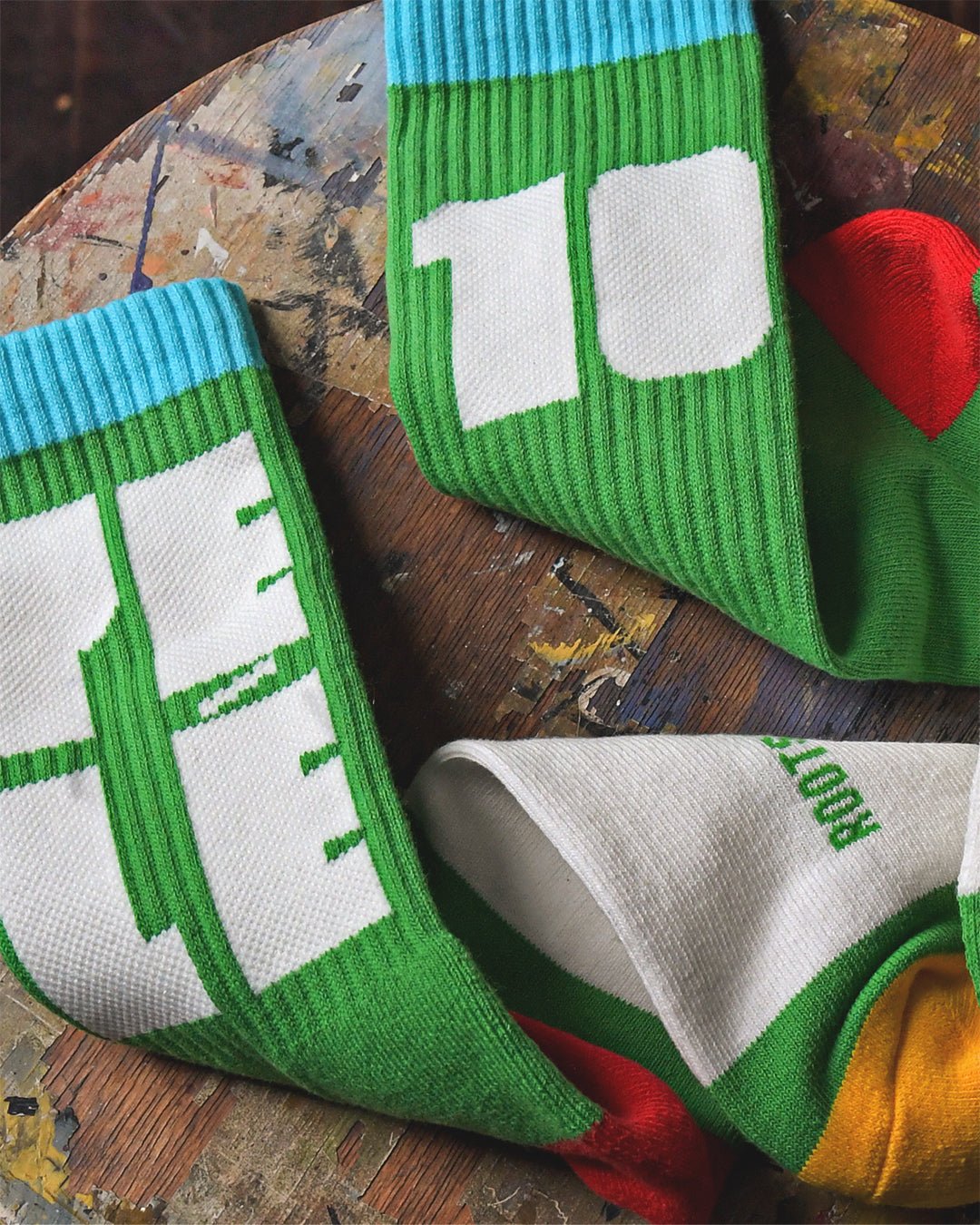 Pelé 10 Brasil Green Socks - Roots of Fight Canada