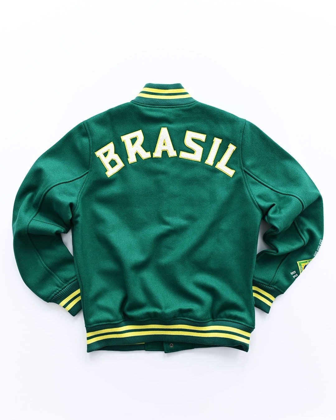 Pelé #10 Brasil Melton Jacket - Roots of Fight Canada