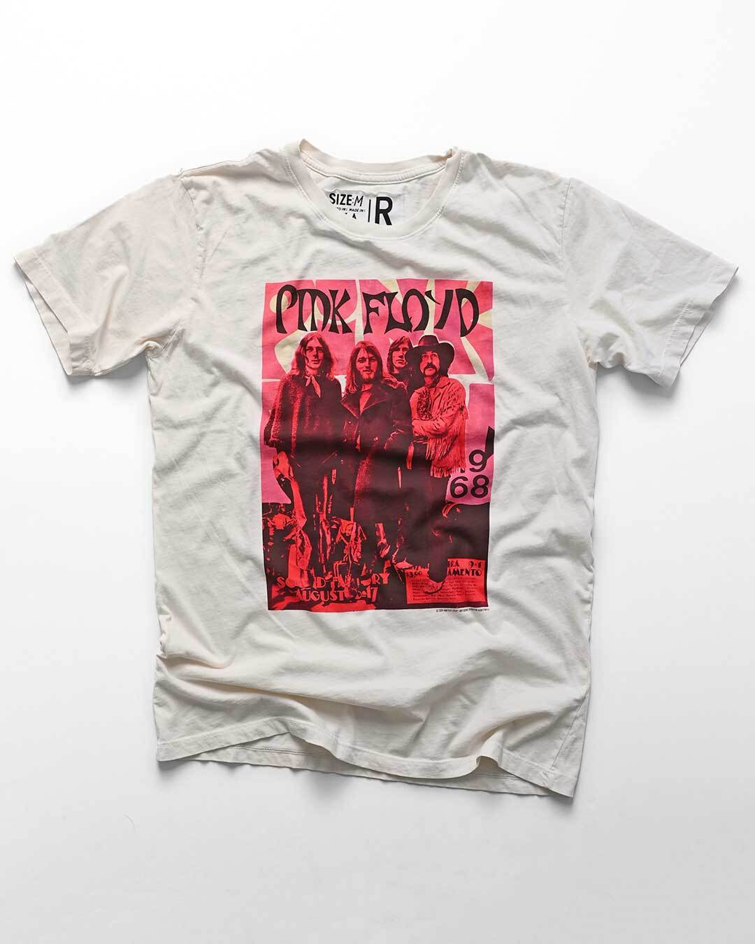 Pink Floyd 1968 White Photo Tee - Roots of Fight Canada
