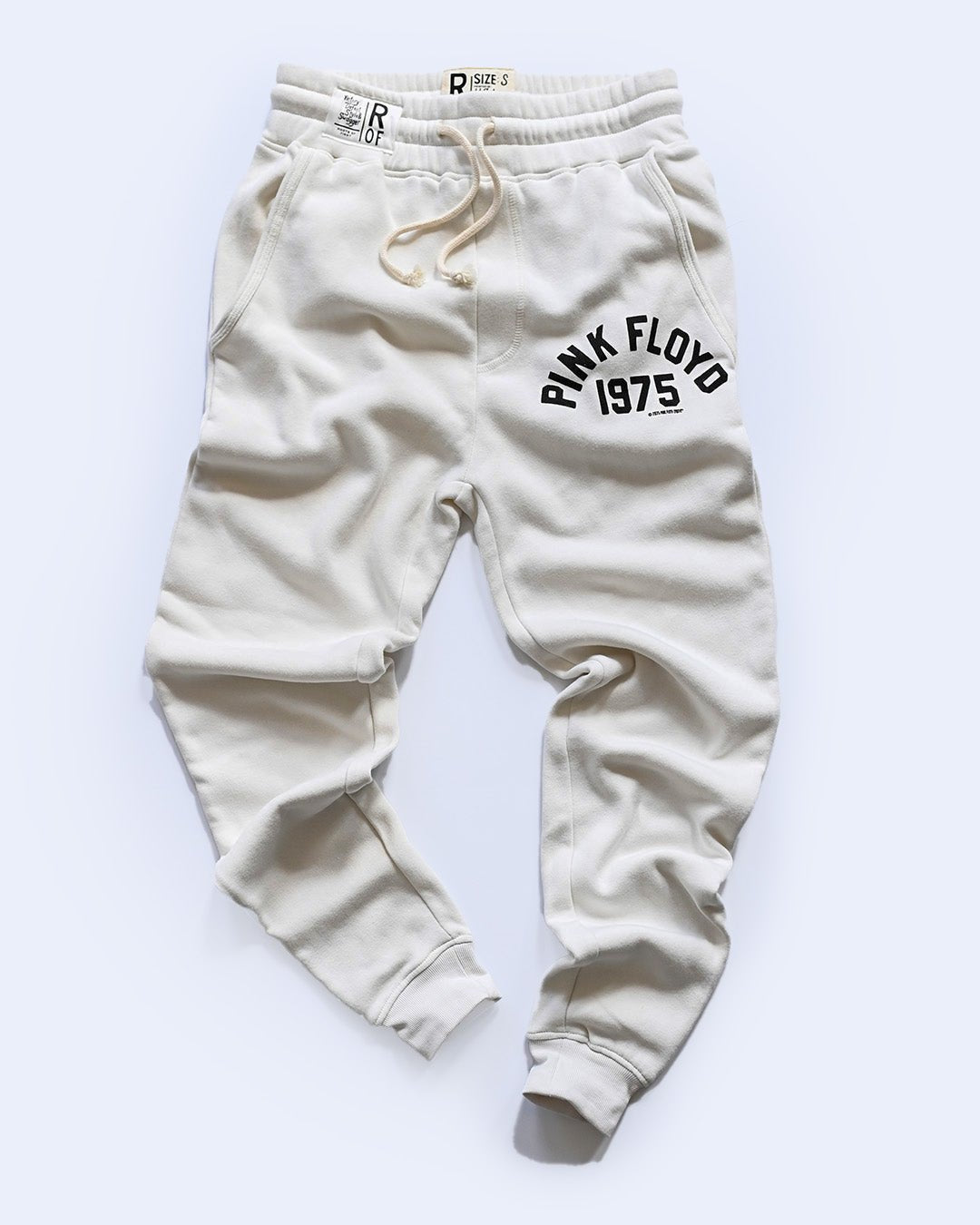 Pink Floyd 1975 White Sweatpants - Roots of Fight Canada