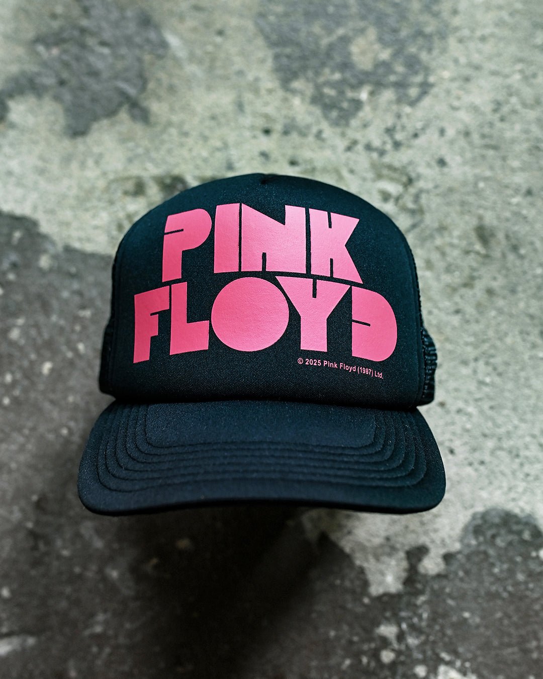Pink Floyd Eponymous Black Trucker Hat - Roots of Fight Canada