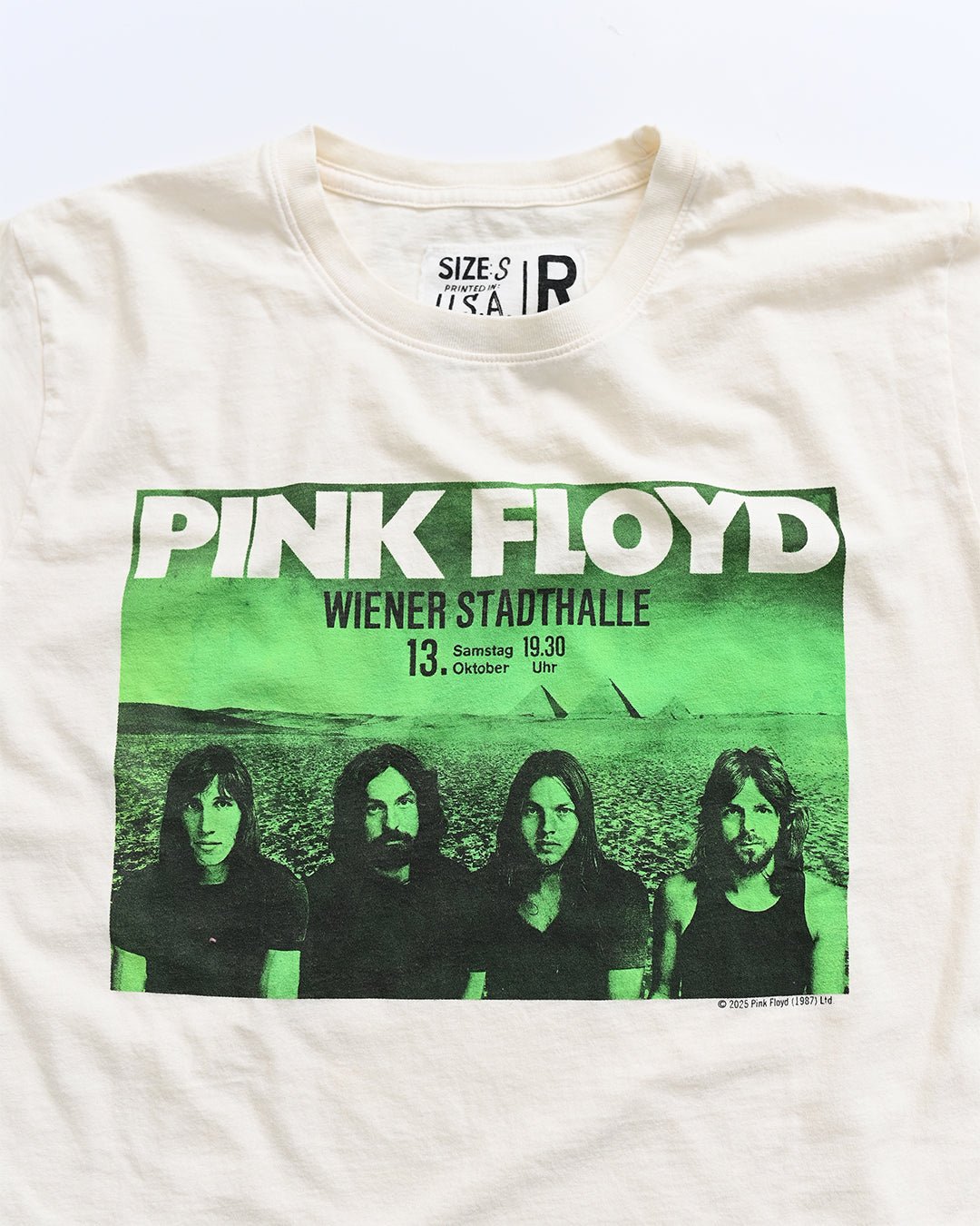 Pink Floyd Vienna Concert White Tee - Roots of Fight Canada