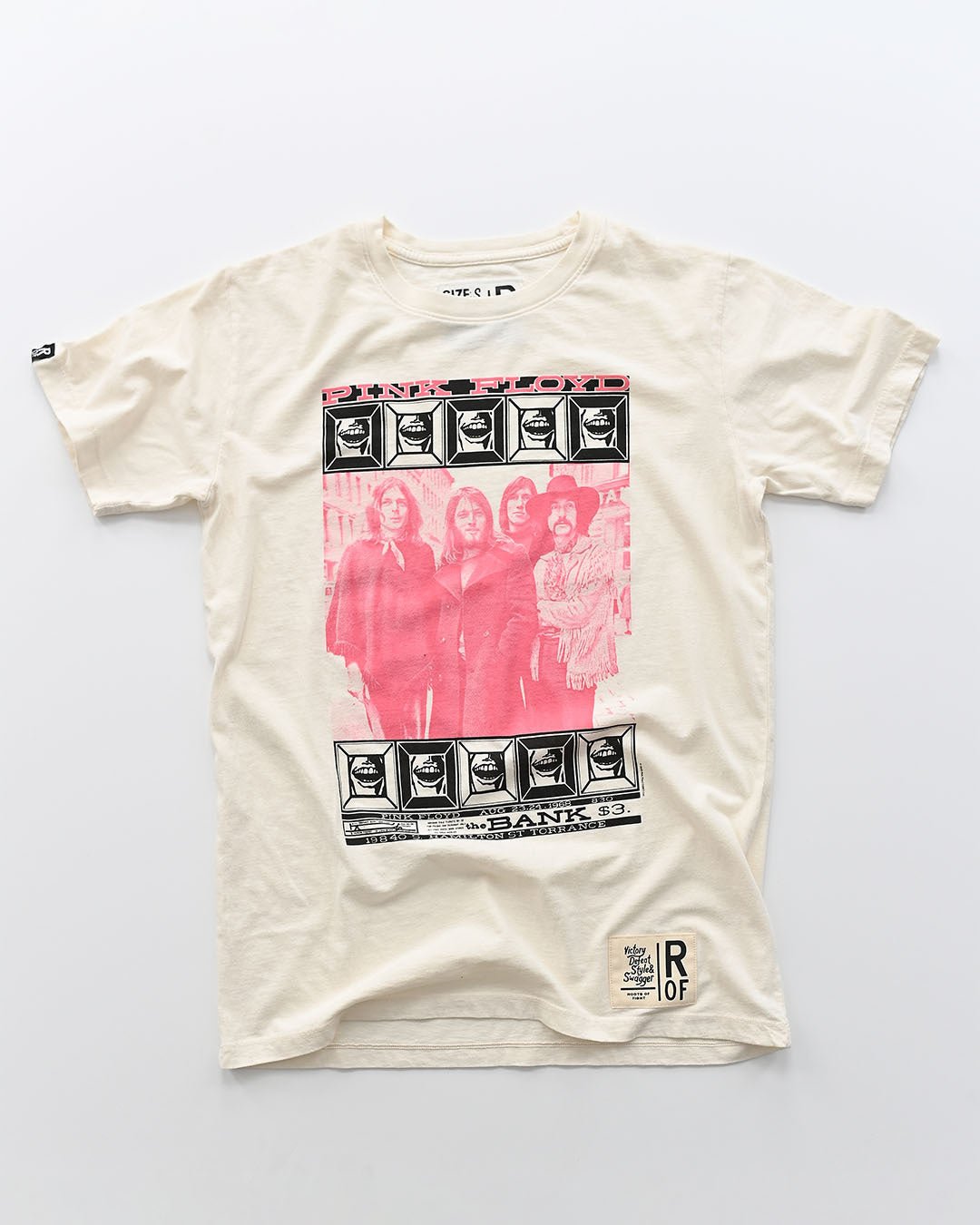 Pink Floyd Vintage Concert White Tee - Roots of Fight Canada