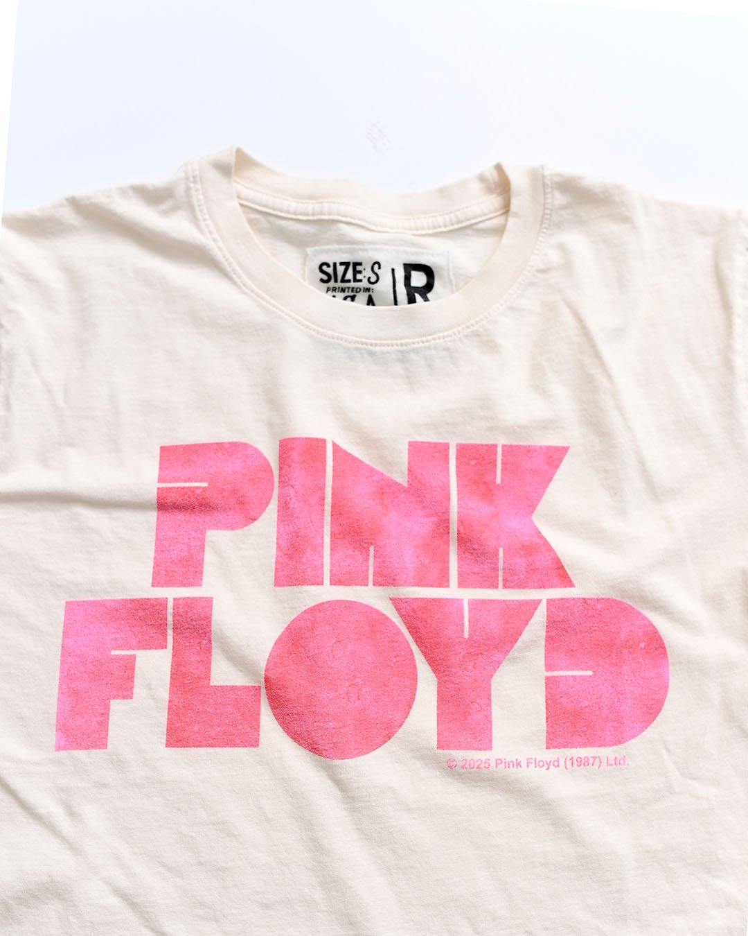 Pink Floyd Vintage White Tee - Roots of Fight Canada