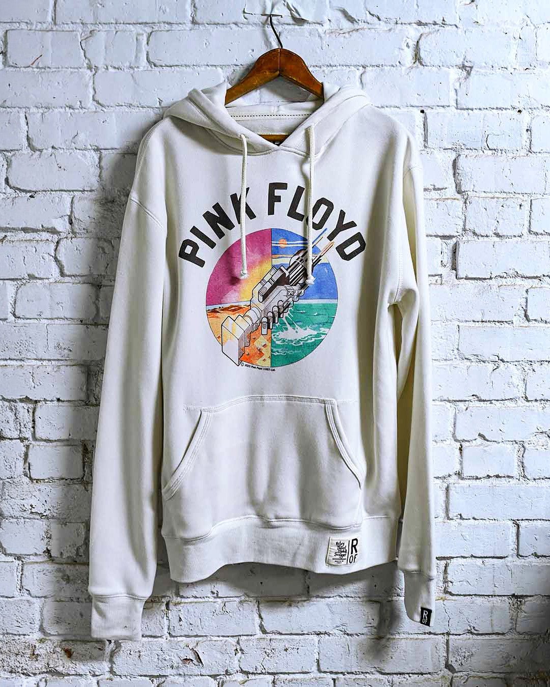 Pink Floyd Wish You Were Here White PO Hoody - Roots of Fight Canada