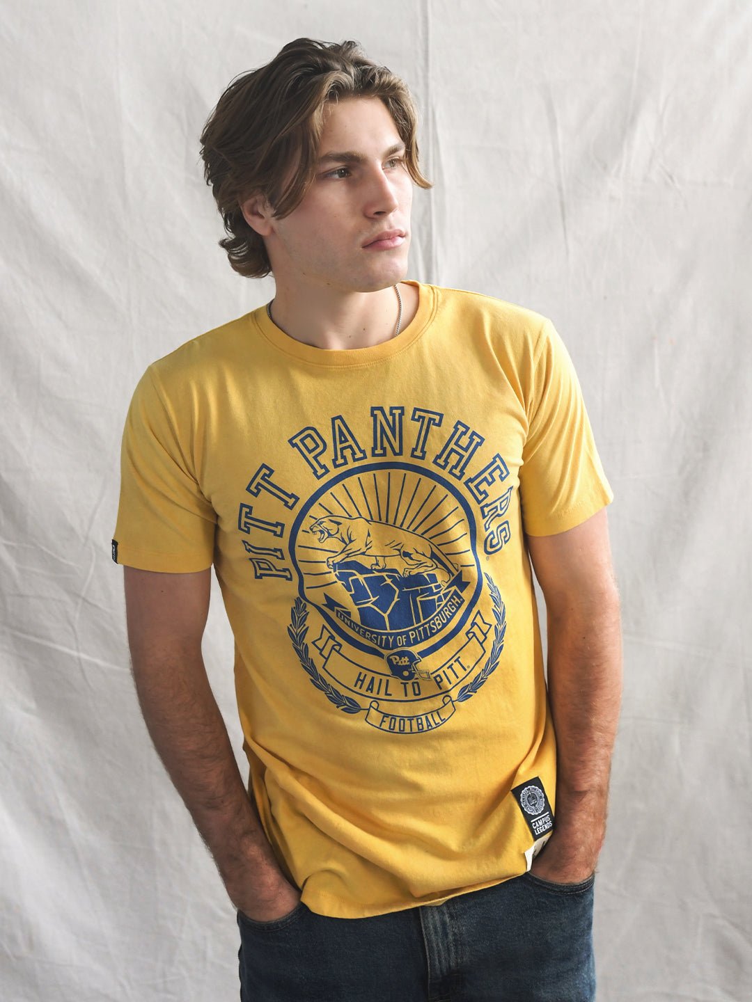 PITT - Panthers Football Gold Tee - Roots of Fight Canada