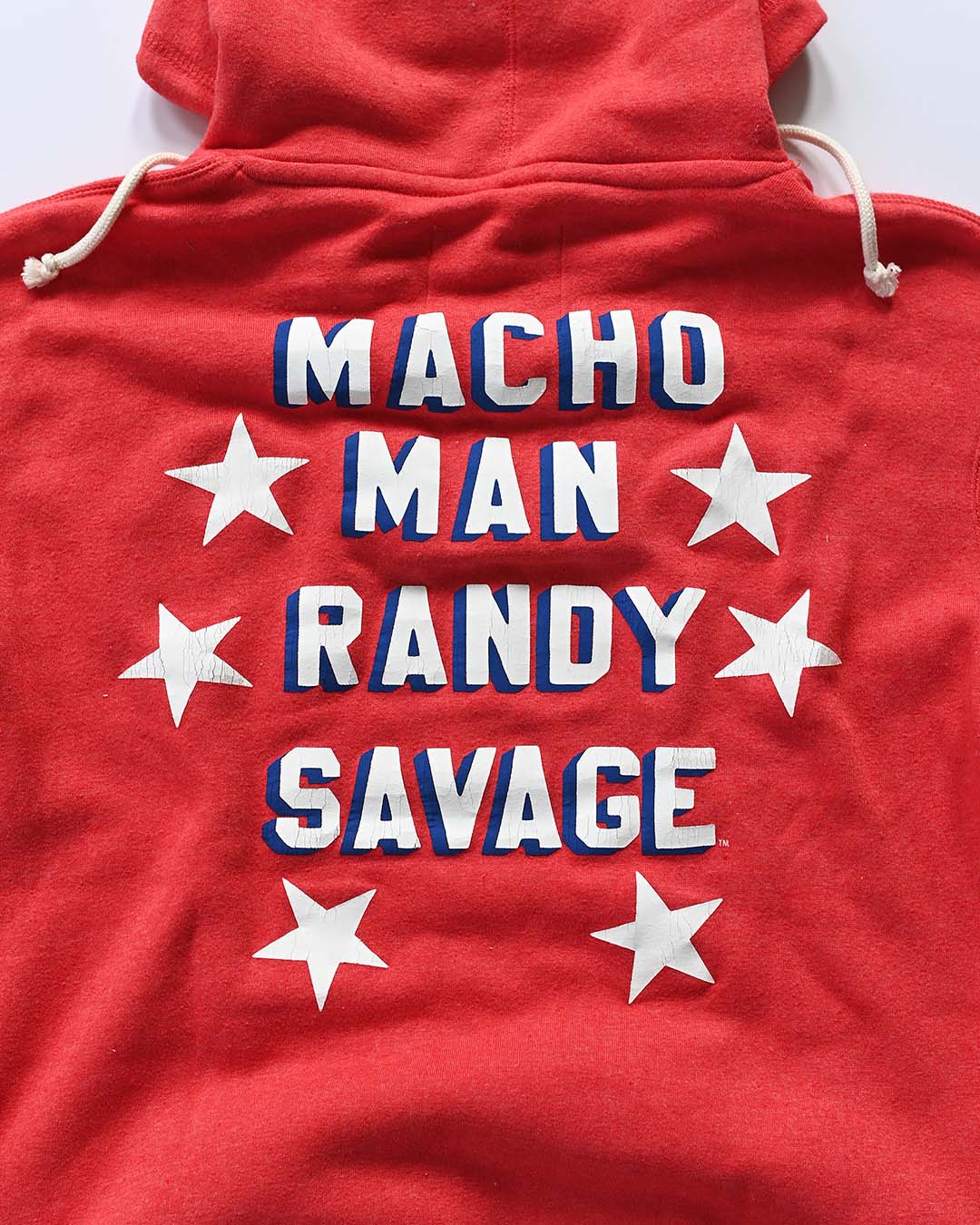 Randy Savage Macho Man Red PO Hoody - Roots of Fight Canada