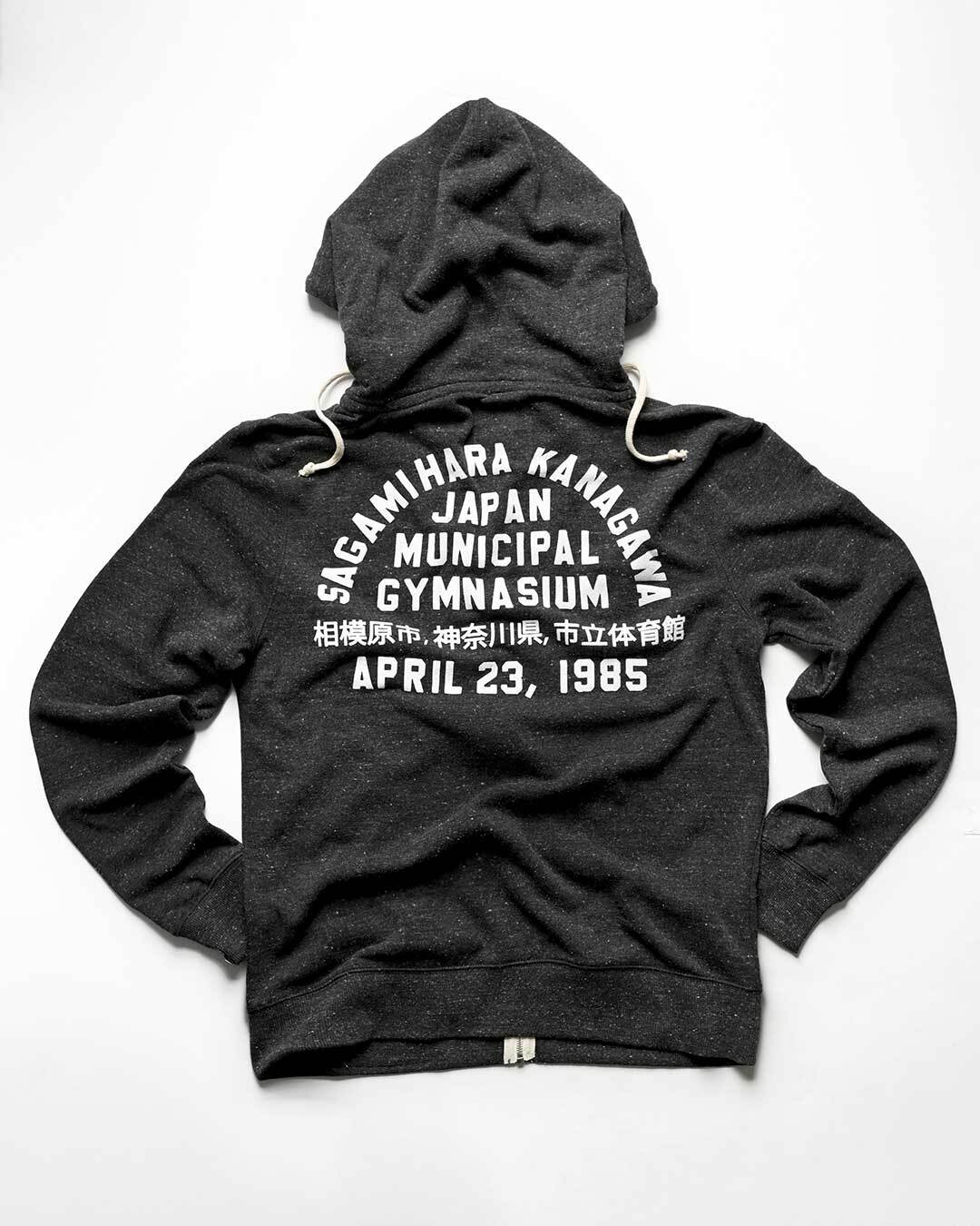 Ric Flair Japan Gym Black FZ Hoody - Roots of Fight Canada