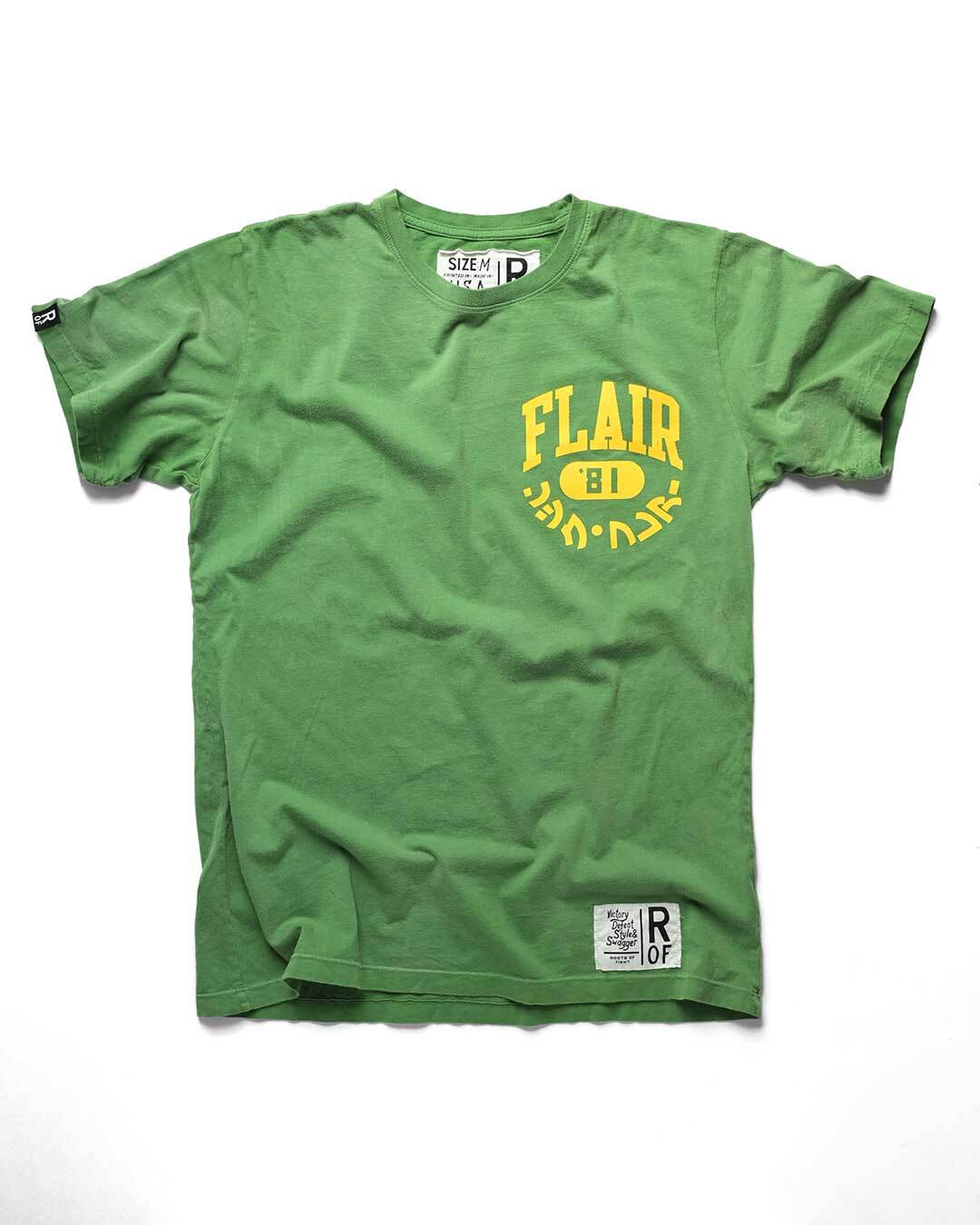 Ric Flair Stylin&#39; &amp; Profilin Green Tee - Roots of Fight Canada