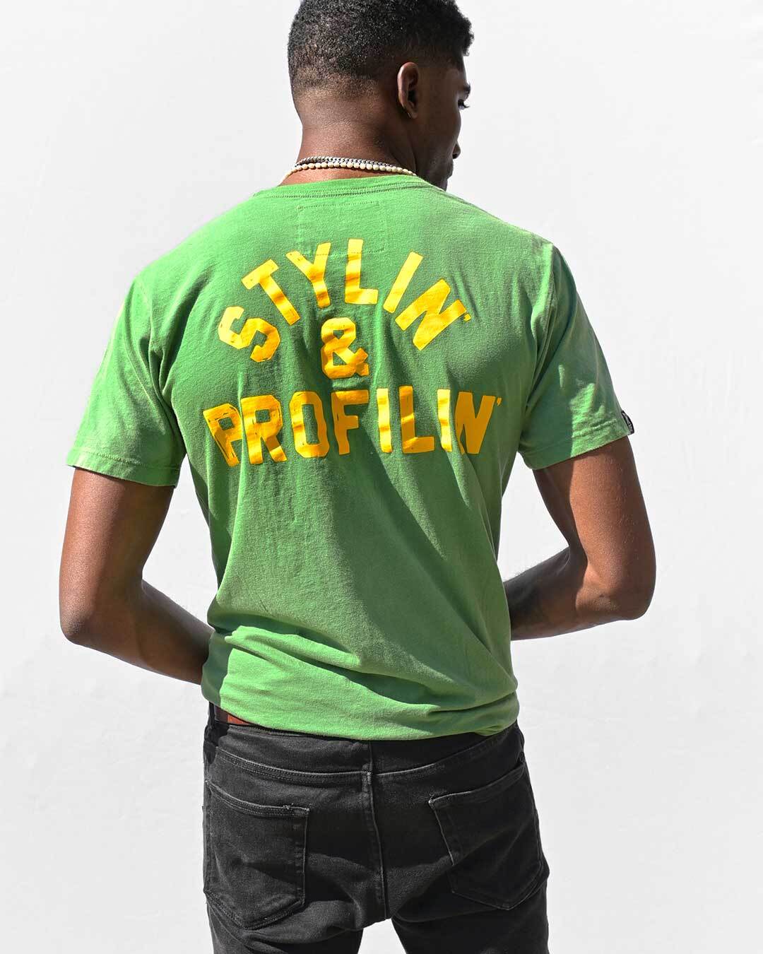 Ric Flair Stylin&#39; &amp; Profilin Green Tee - Roots of Fight Canada