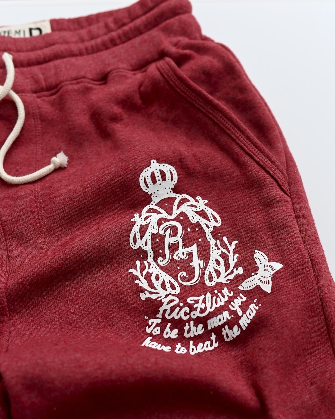 Ric Flair 'To Be The Man' Cardinal Sweatpants - Roots of Fight Canada