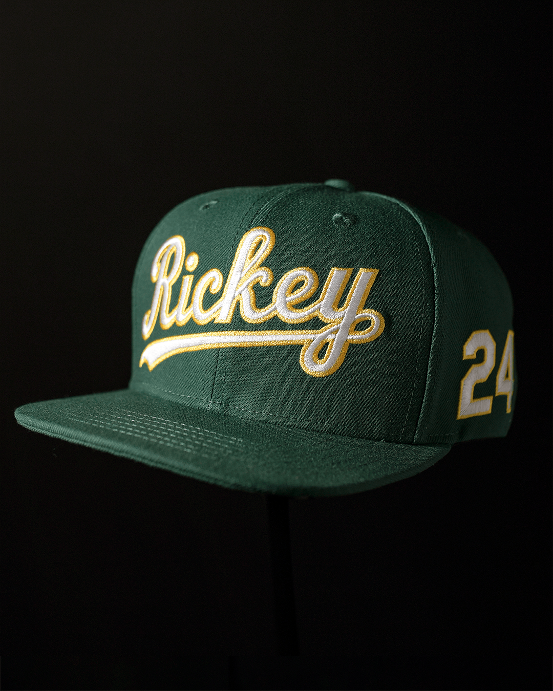Rickey Henderson 24 Oakland Snapback Hat - Roots of Fight Canada
