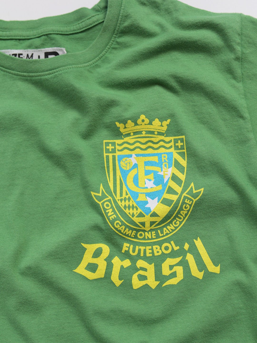 ROF Brasil Futebol One Language Green Tee - Roots of Fight Canada