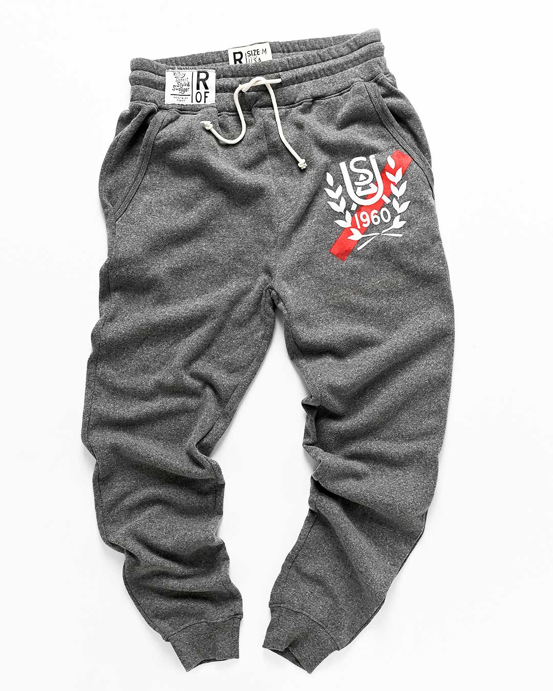 ROF Games USA Grey Sweatpants - Roots of Fight Canada