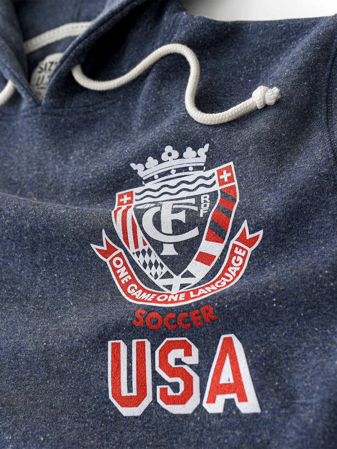 ROF USA Soccer One Language Navy PO Hoody - Roots of Fight Canada