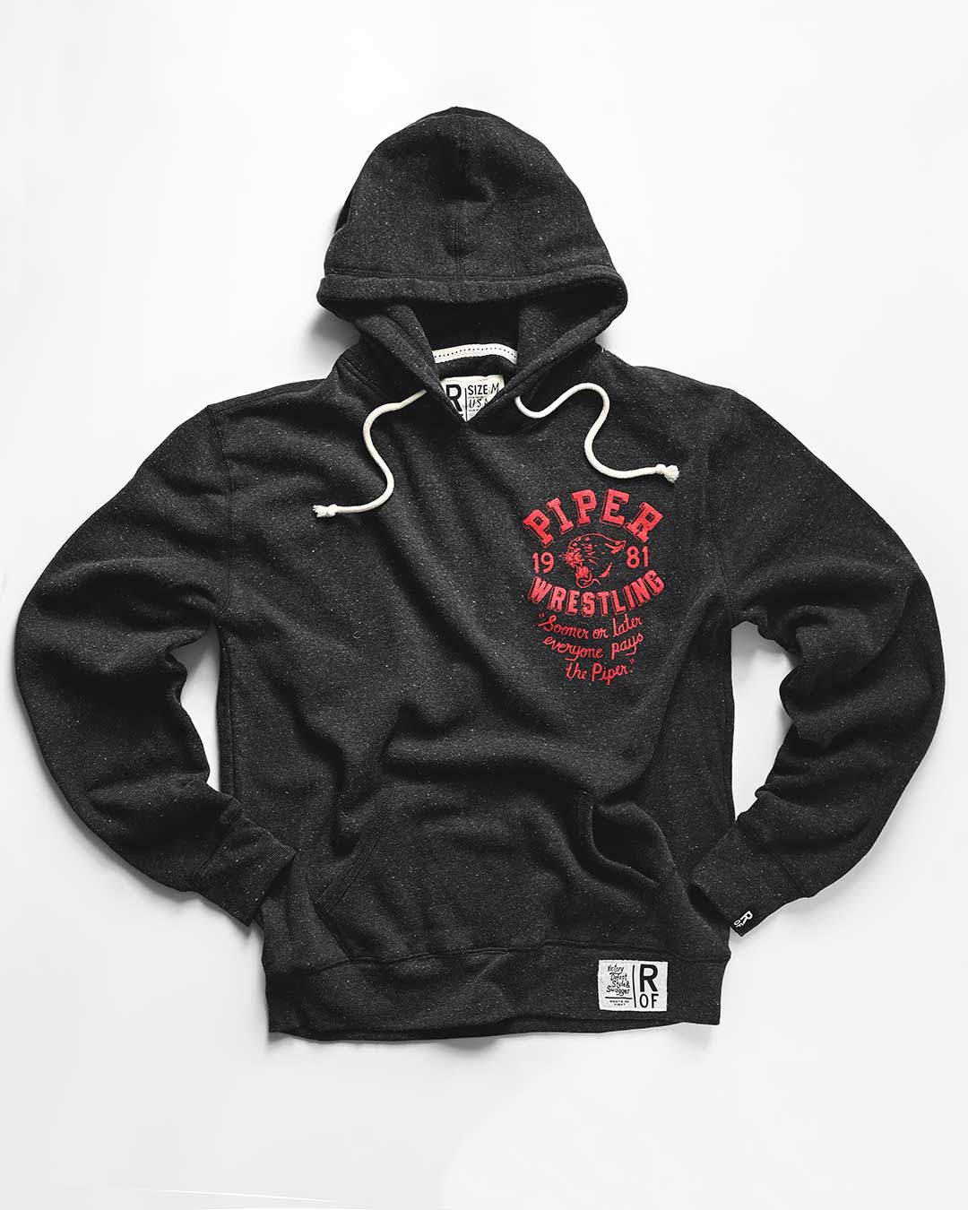 Rowdy Roddy Piper Everyone Pays Black PO Hoody - Roots of Fight Canada