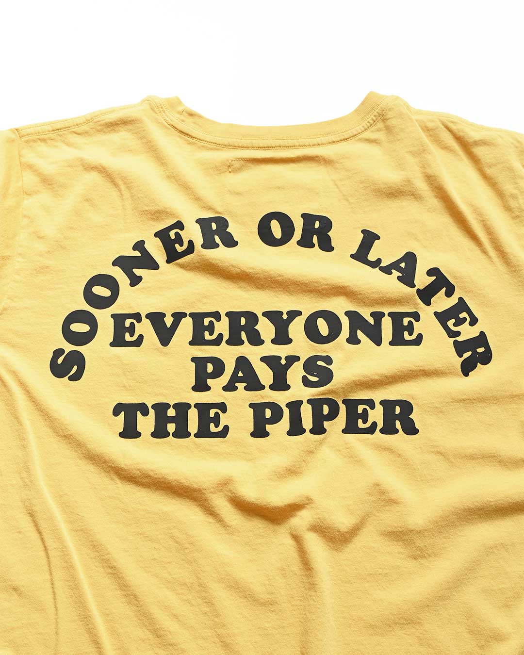 Rowdy Roddy Piper Everyone Pays Gold Tee - Roots of Fight Canada