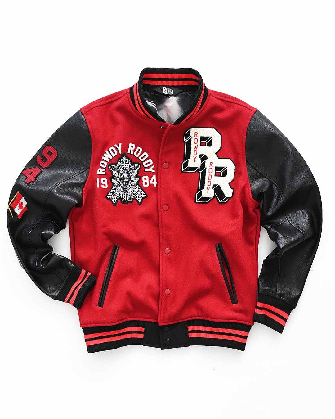 Rowdy Roddy Piper Melton Jacket - Roots of Fight Canada