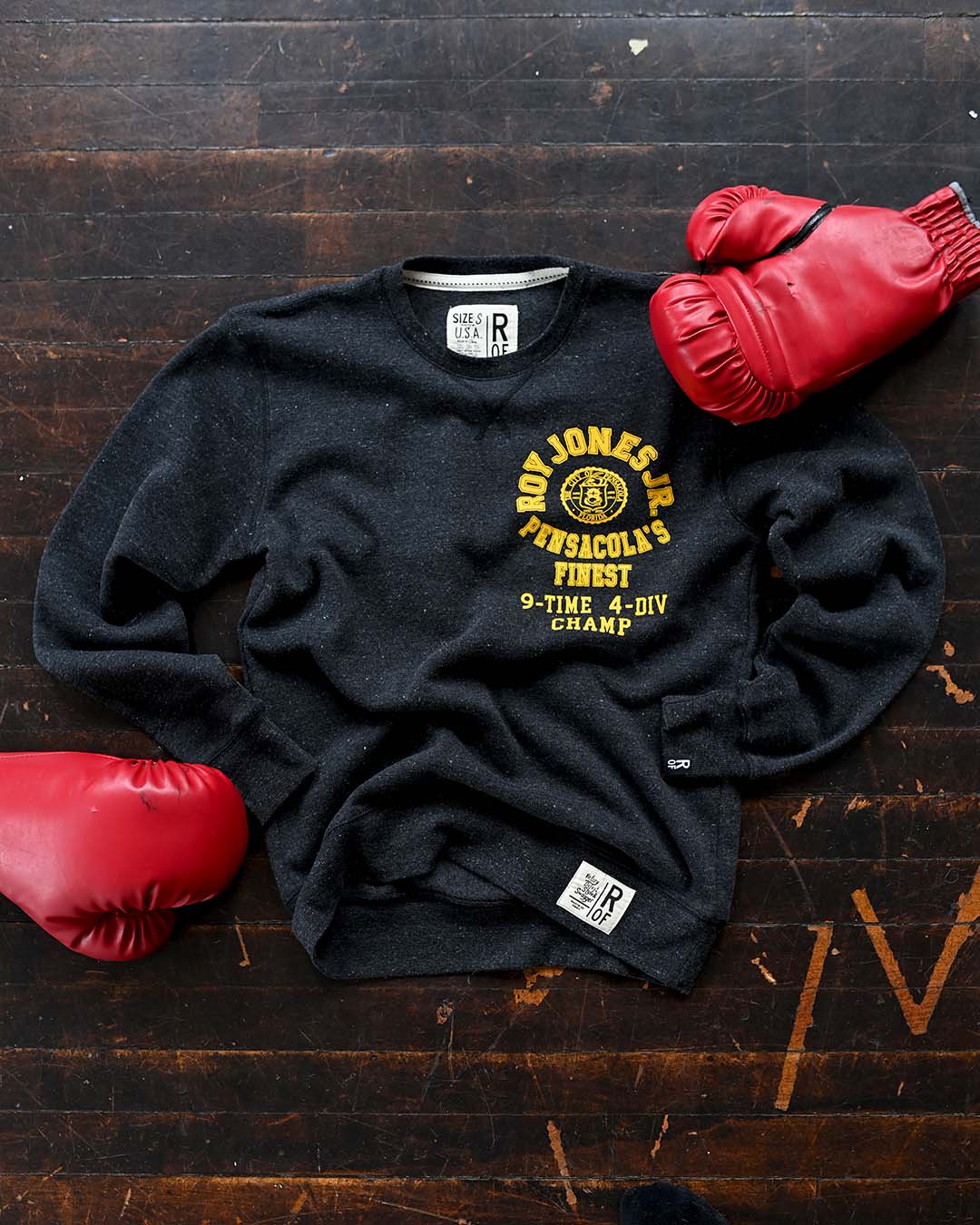 Roy Jones Jr. 9x Champ Black Sweatshirt - Roots of Fight Canada