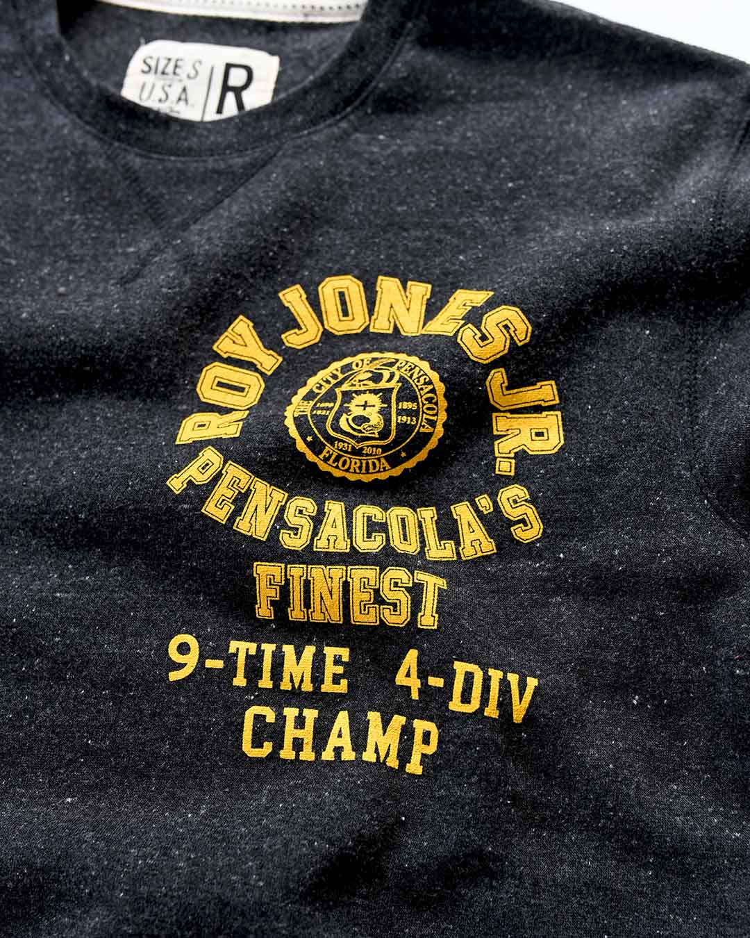 Roy Jones Jr. 9x Champ Black Sweatshirt - Roots of Fight Canada