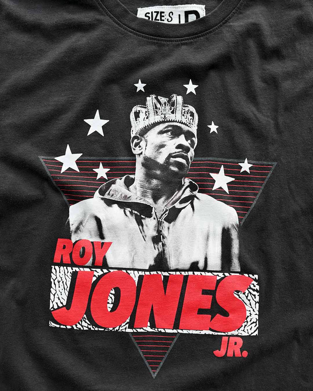 Roy Jones Jr. 9x Champ Black Tee - Roots of Fight Canada