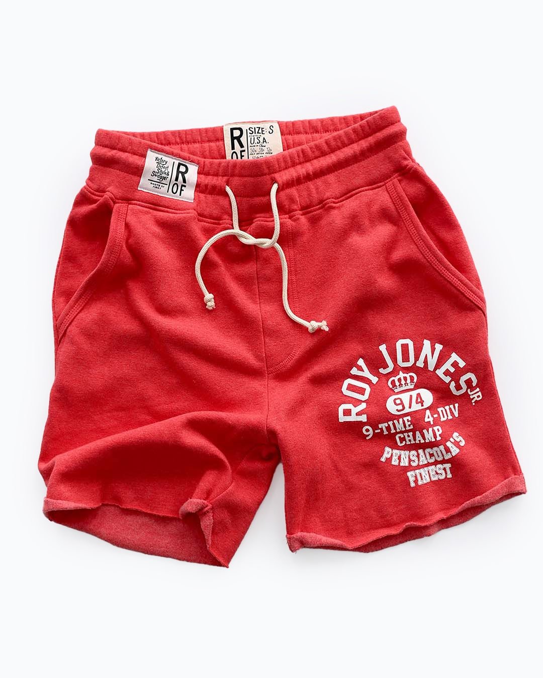 Roy Jones Jr. 9x Champ Red Shorts - Roots of Fight Canada