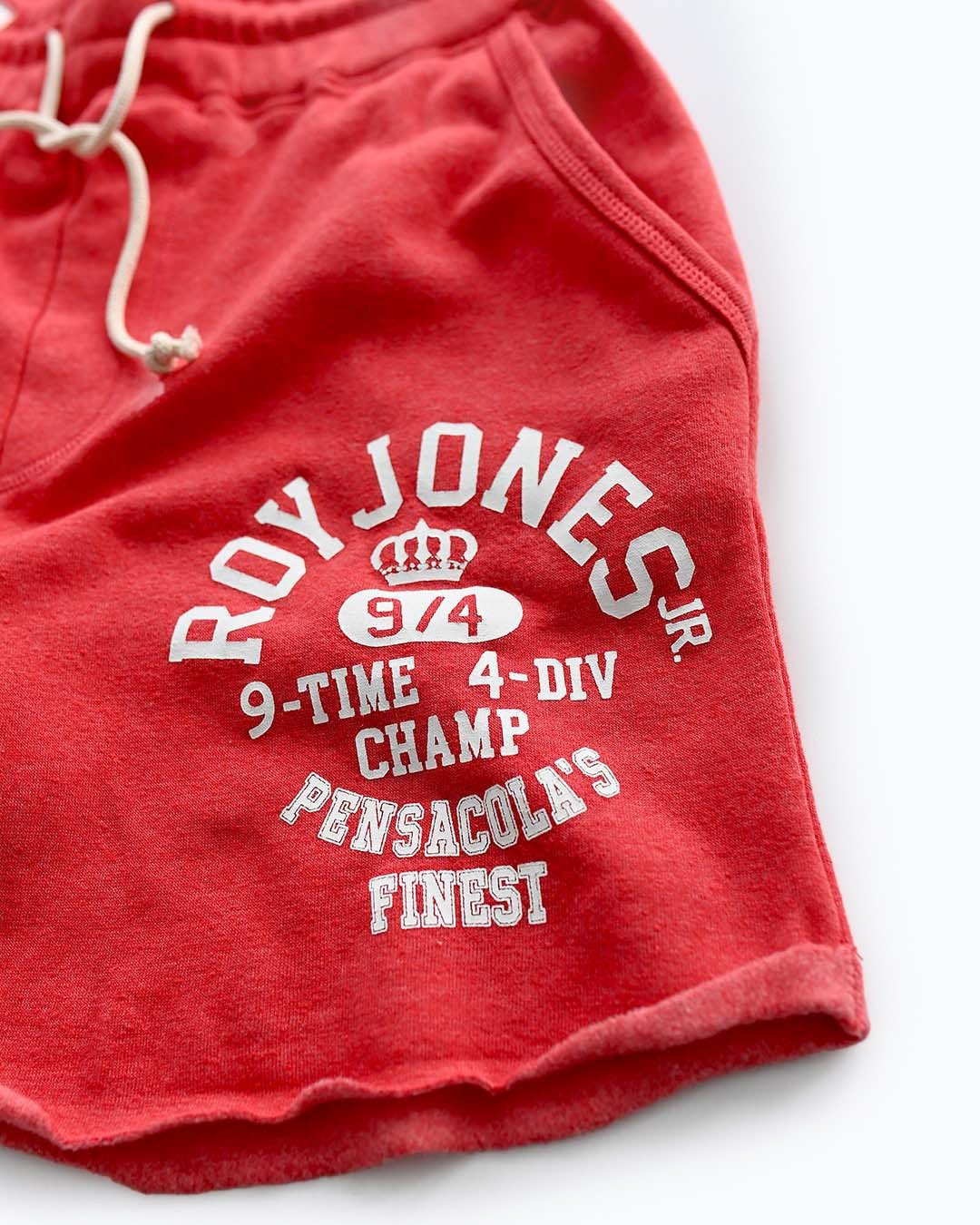 Roy Jones Jr. 9x Champ Red Shorts - Roots of Fight Canada