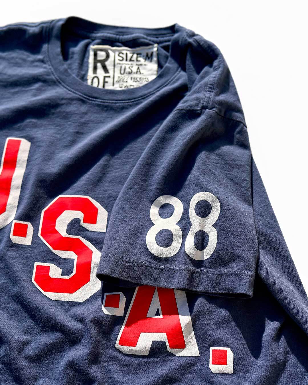 Roy Jones Jr. USA &#39;88 Navy Tee - Roots of Fight Canada