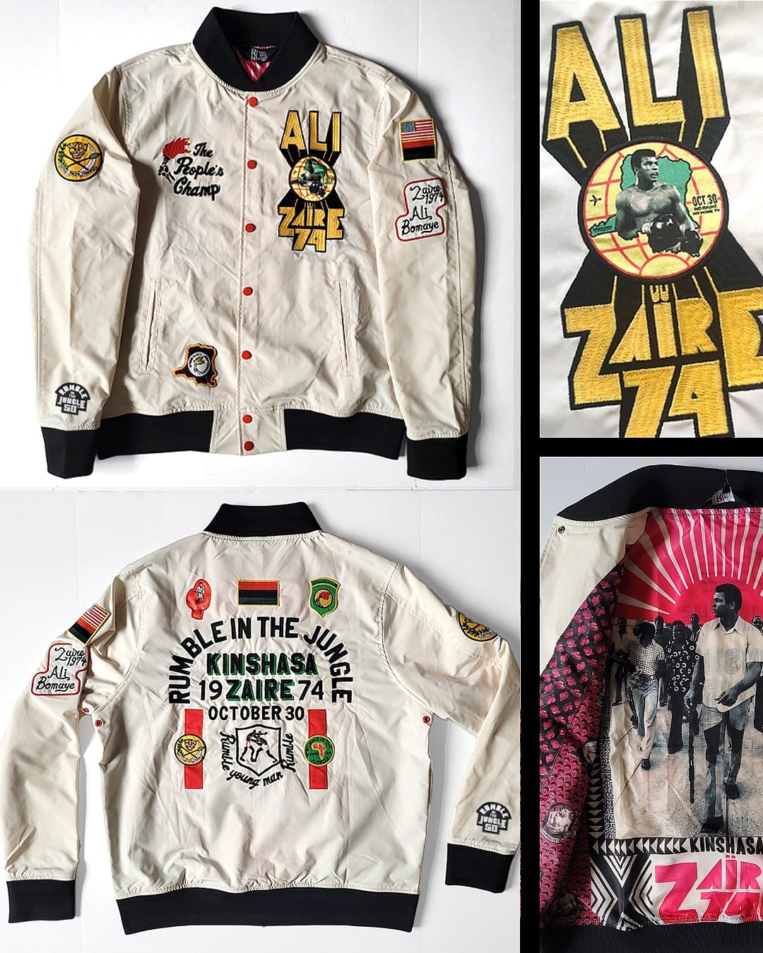 Rumble In The Jungle '74 Stadium Jacket - Roots of Fight Canada