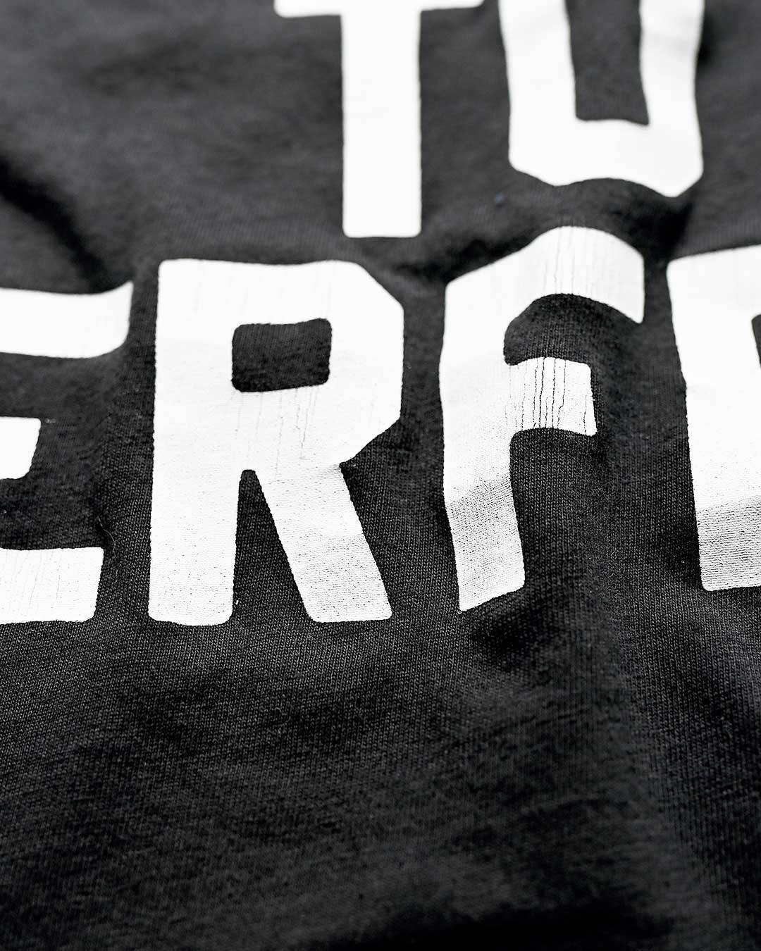 Savage 'Close Enough To Perfect' Black Tee - Roots of Fight Canada