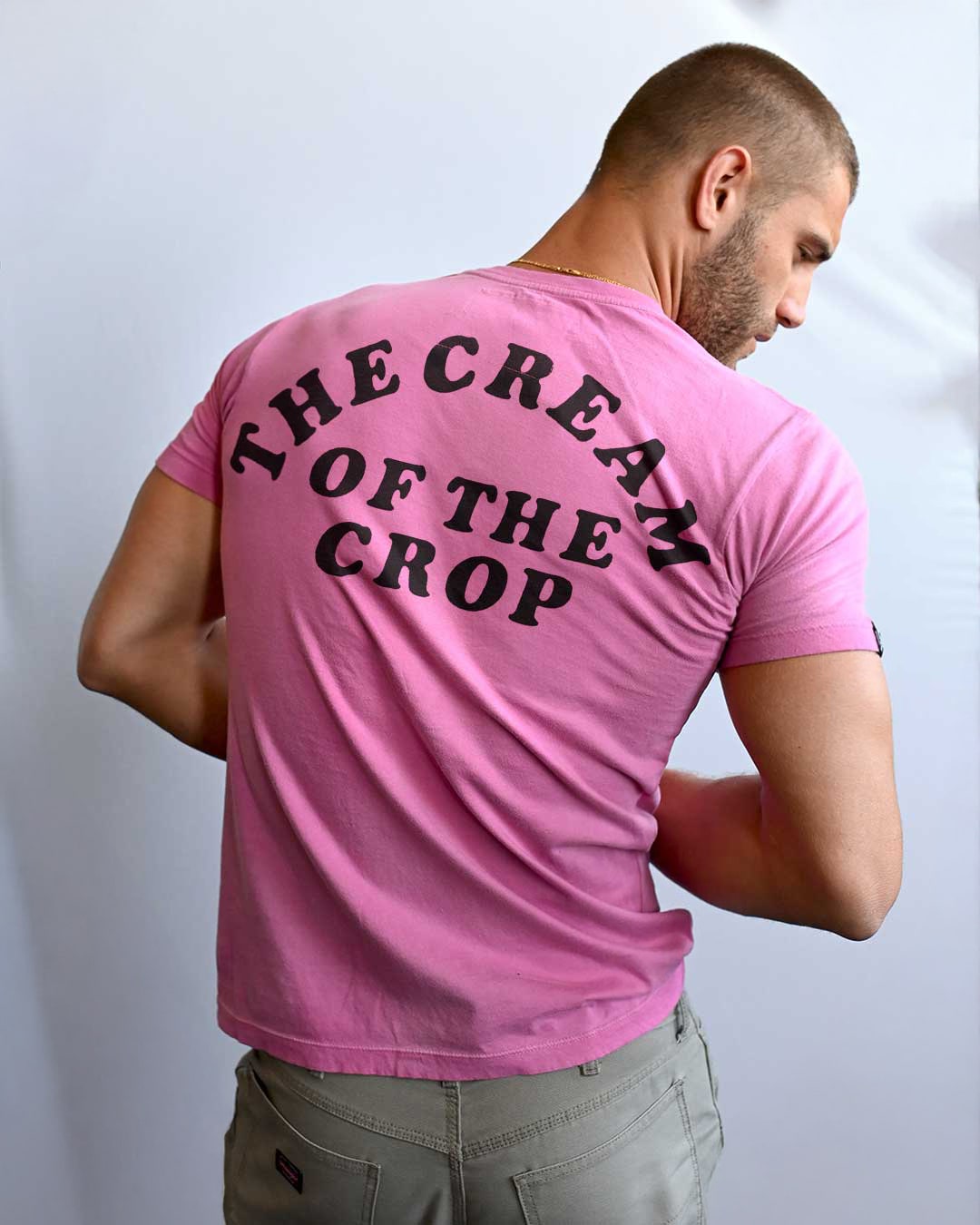 Savage &#39;Cream of The Crop&#39; Pink Tee - Roots of Fight Canada