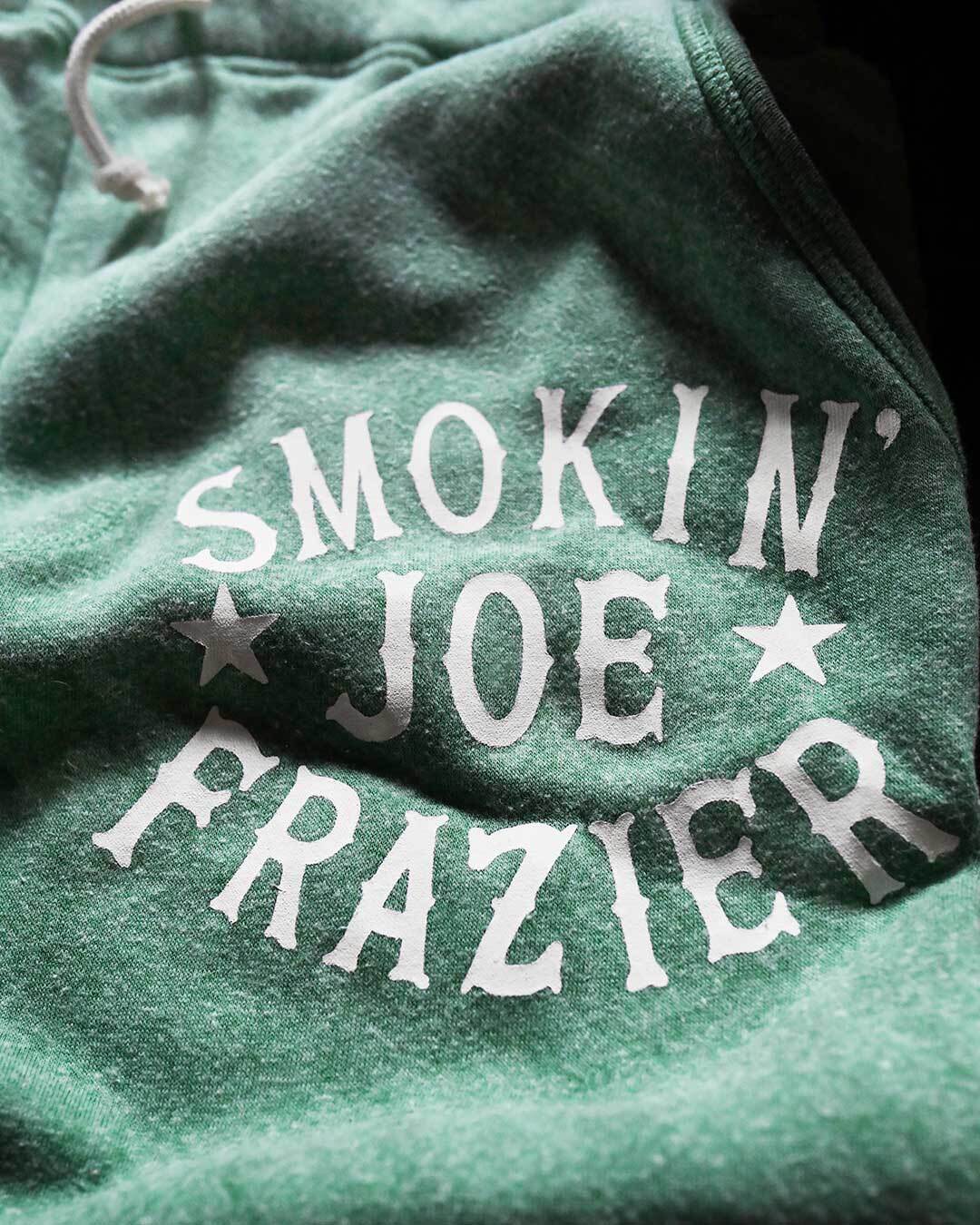 Smokin&#39; Joe Frazier Heather Green Sweatpants - Roots of Fight Canada
