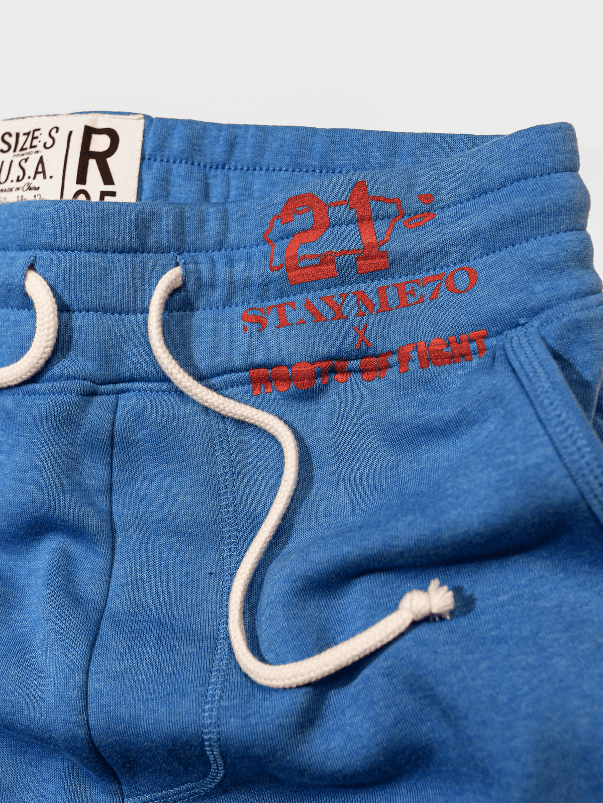 StayMe7o x Clemente Blue Shorts - Roots of Fight Canada