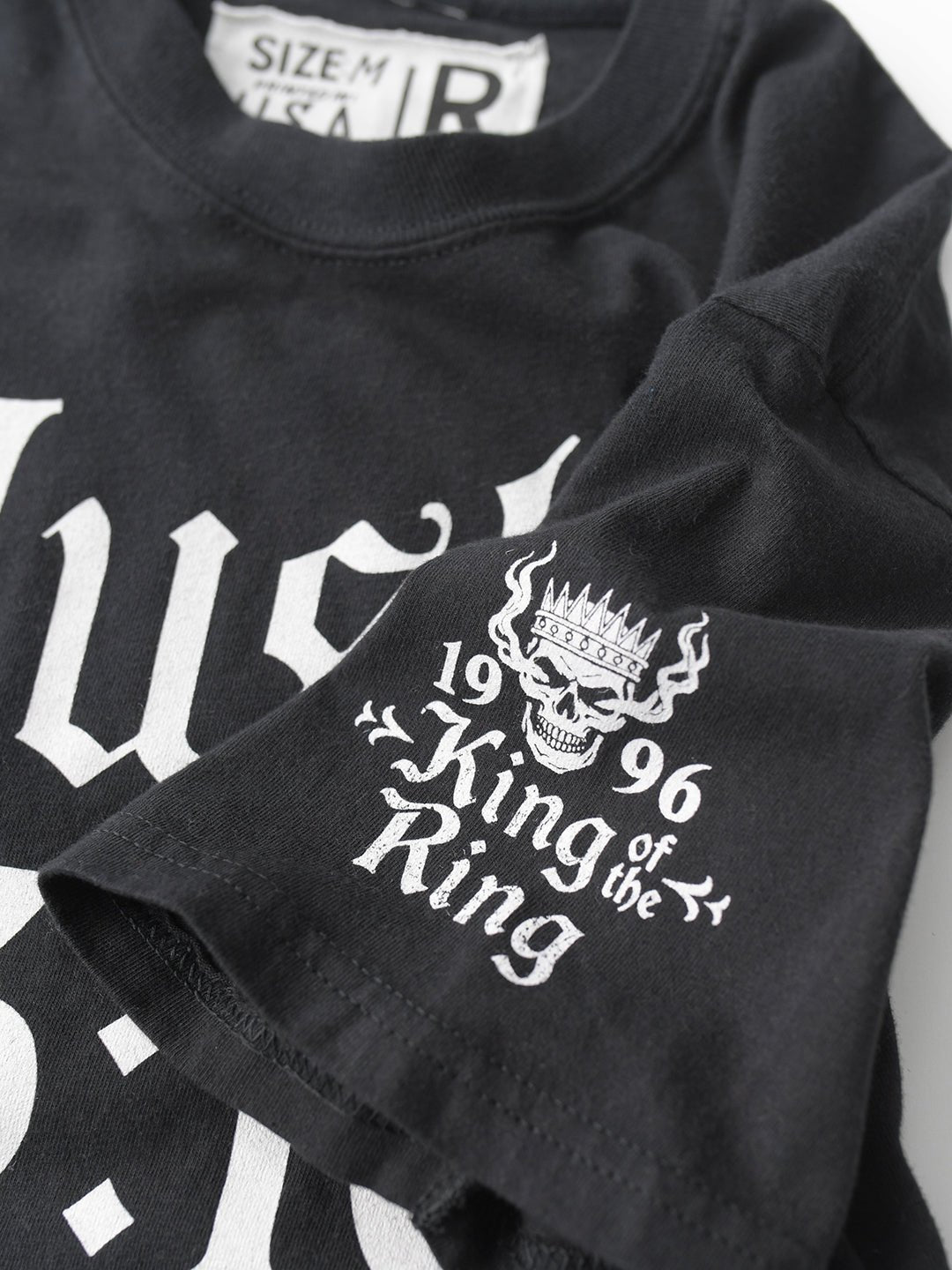Stone Cold King '96 Black Midweight Tee - Roots of Fight Canada