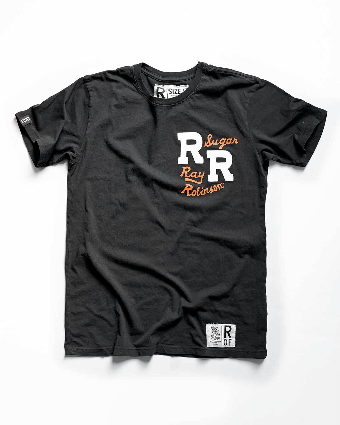 Sugar Ray Robinson Classic Black Tee - Roots of Fight Canada