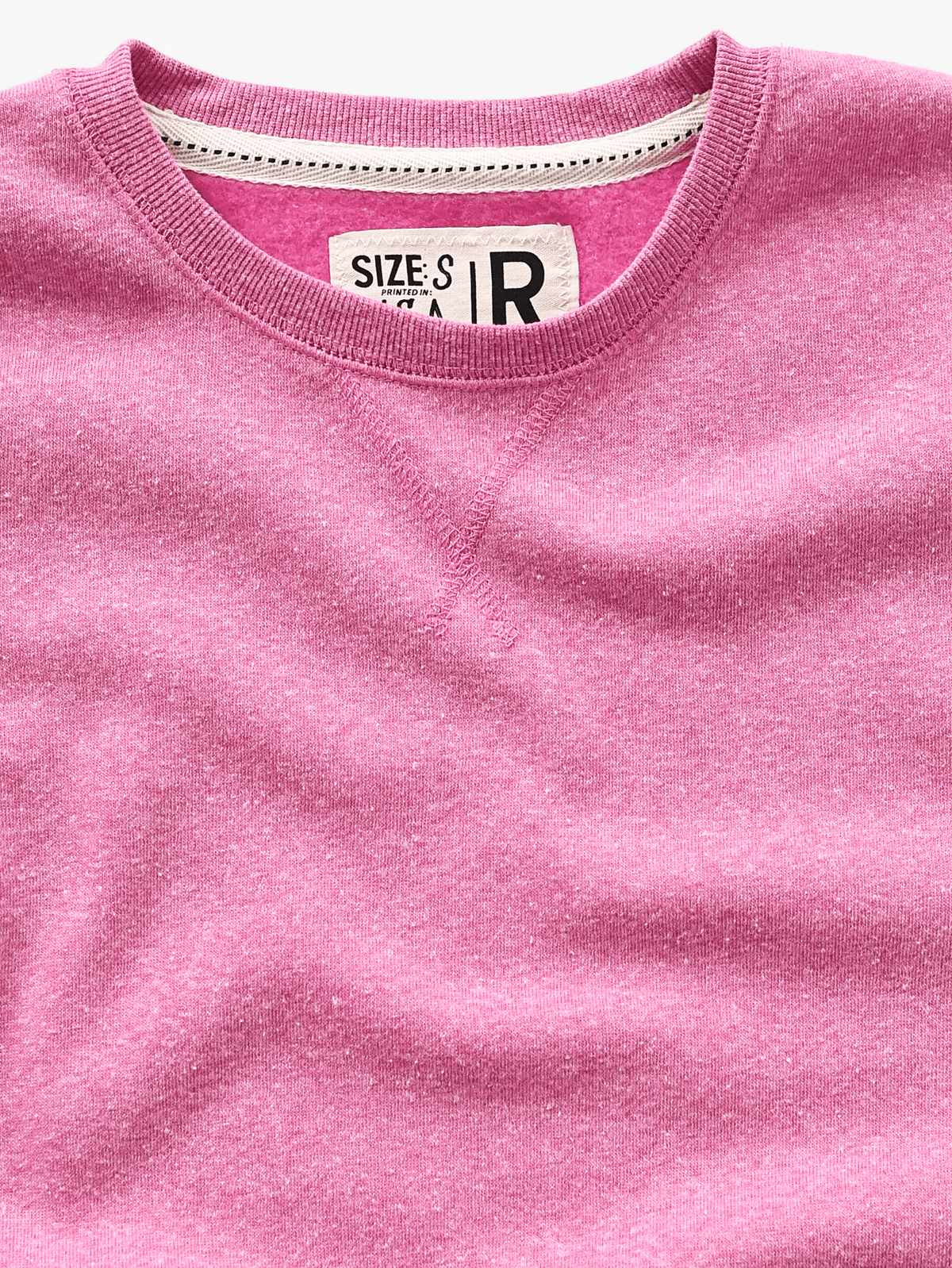 Supersoft Midweight Heather Pink Sweatshirt - Roots of Fight Canada
