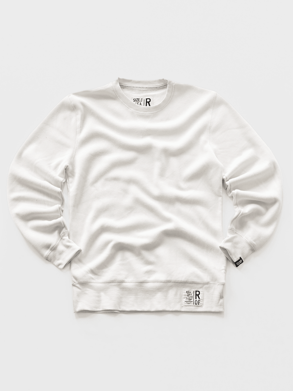 Supersoft Midweight Vinage White Sweatshirt - Roots of Fight Canada