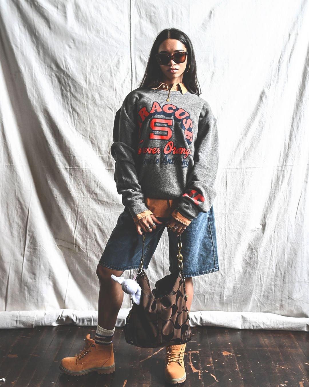 SYR - C. Anthony Forever Orange Grey Sweatshirt - Roots of Fight Canada