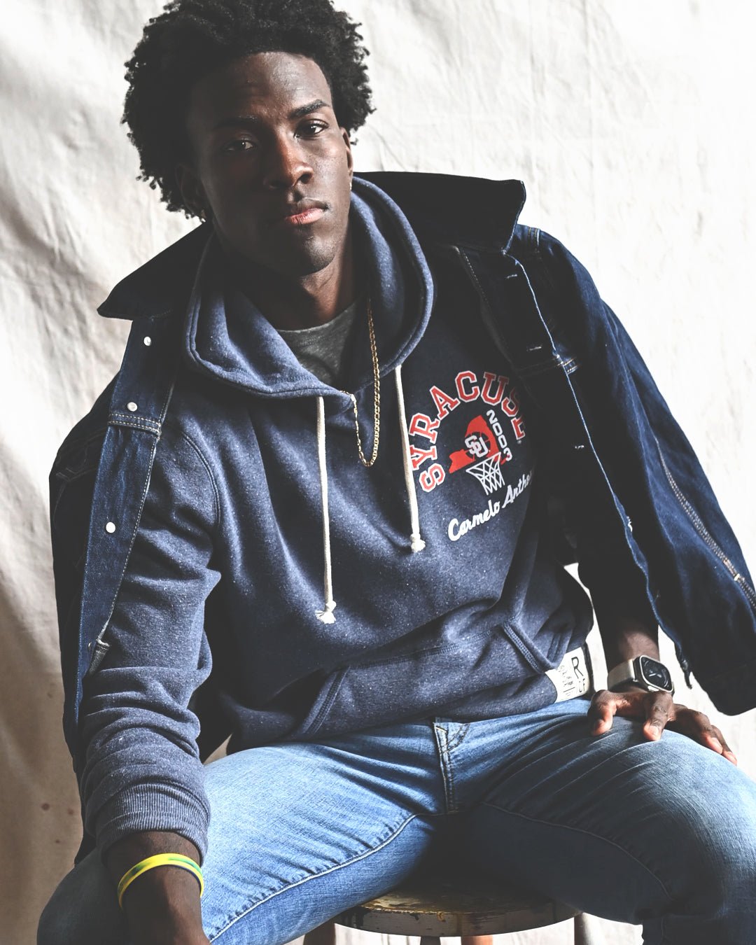 SYR - Carmelo Anthony Basketball Navy PO Hoody - Roots of Fight Canada